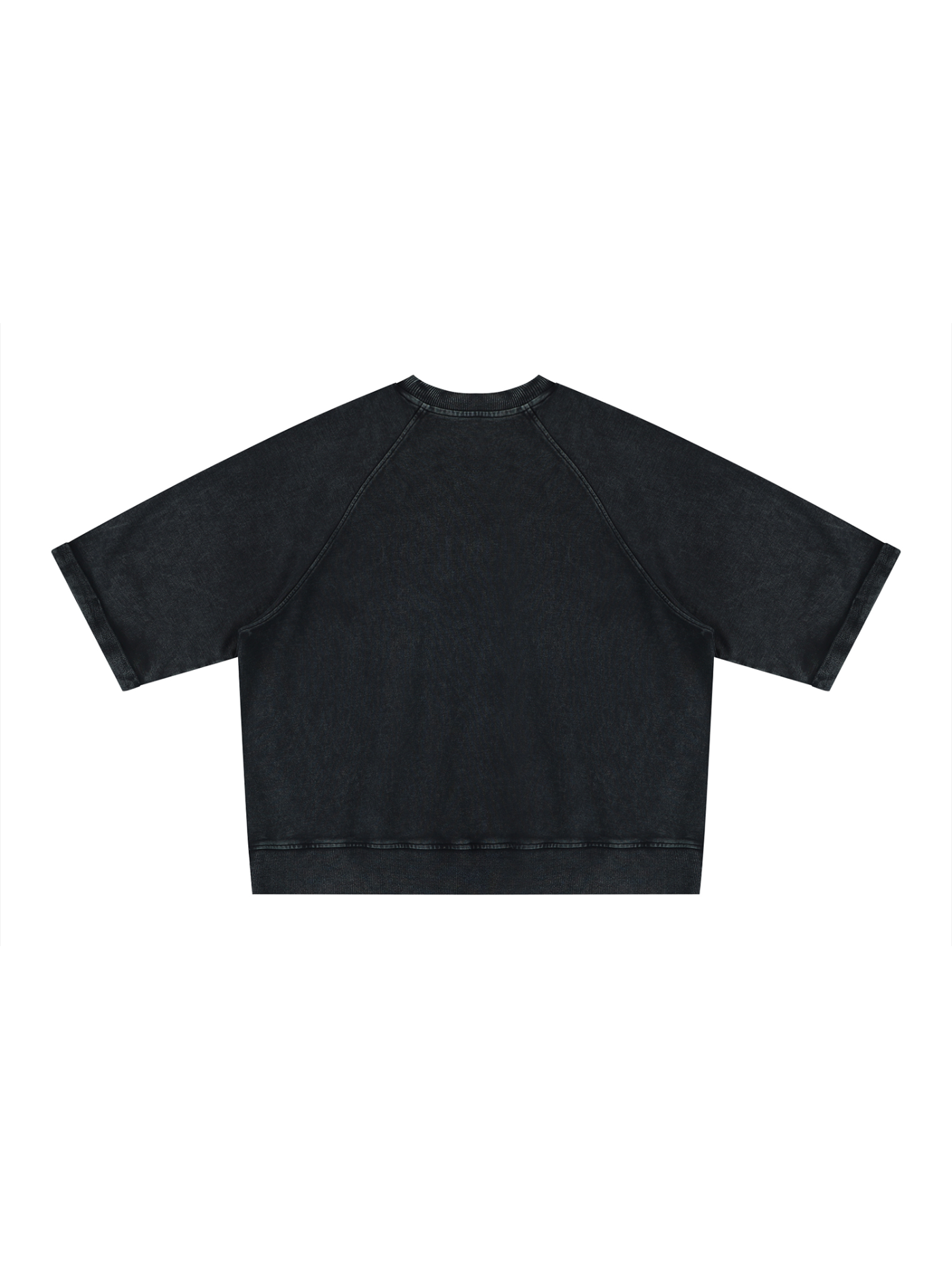 Monarch Boxy Sweatshirt — Icon — Diagonal — Black — Back
