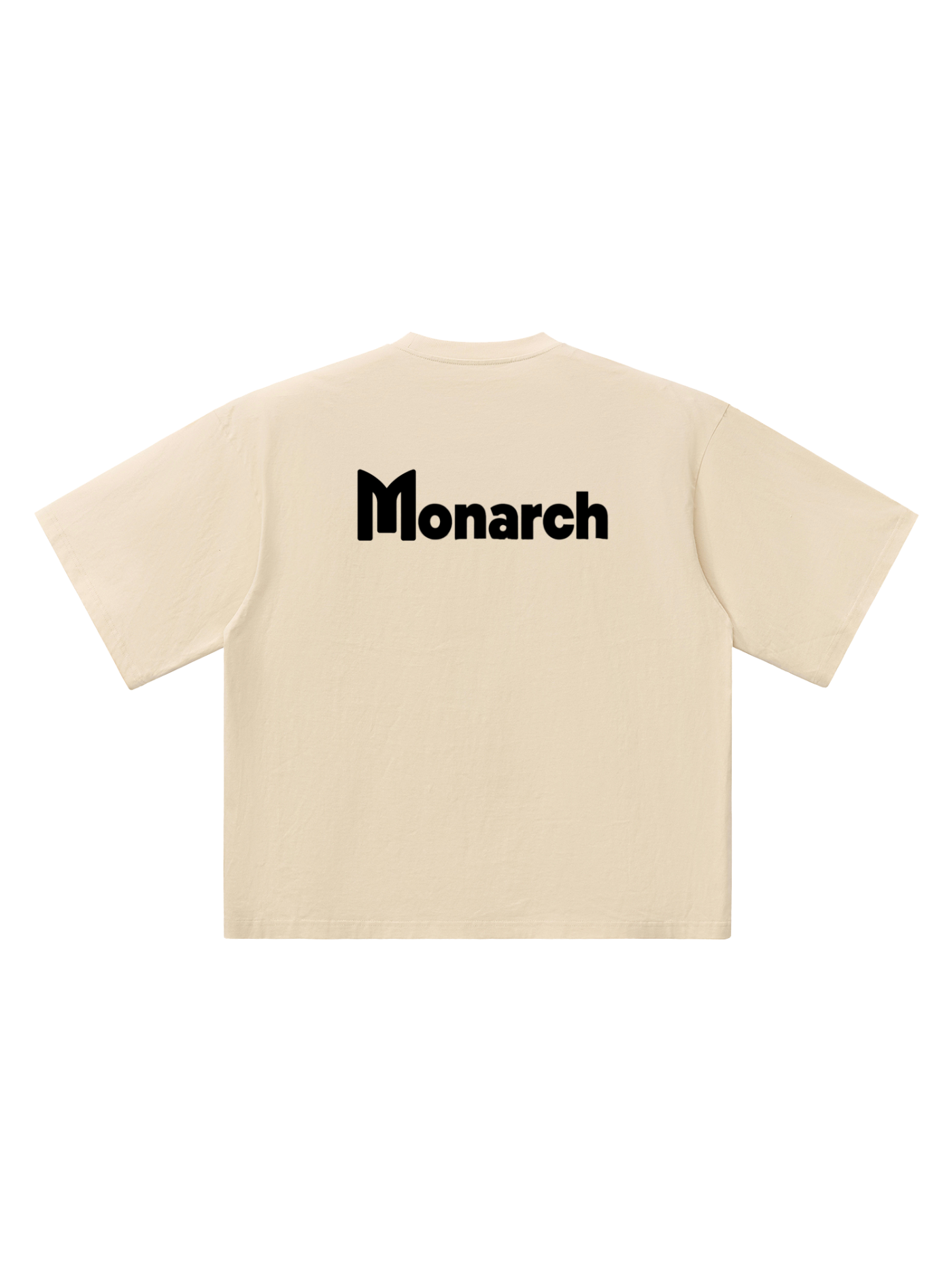 Monarch Oversized Tee — M Mark — Apricot — Back