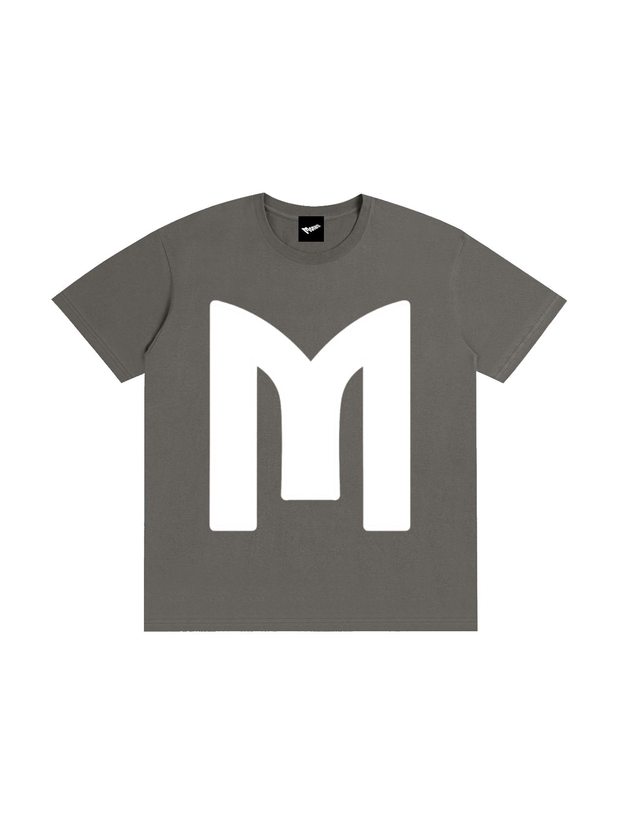 The M Tee Charcoal Gray