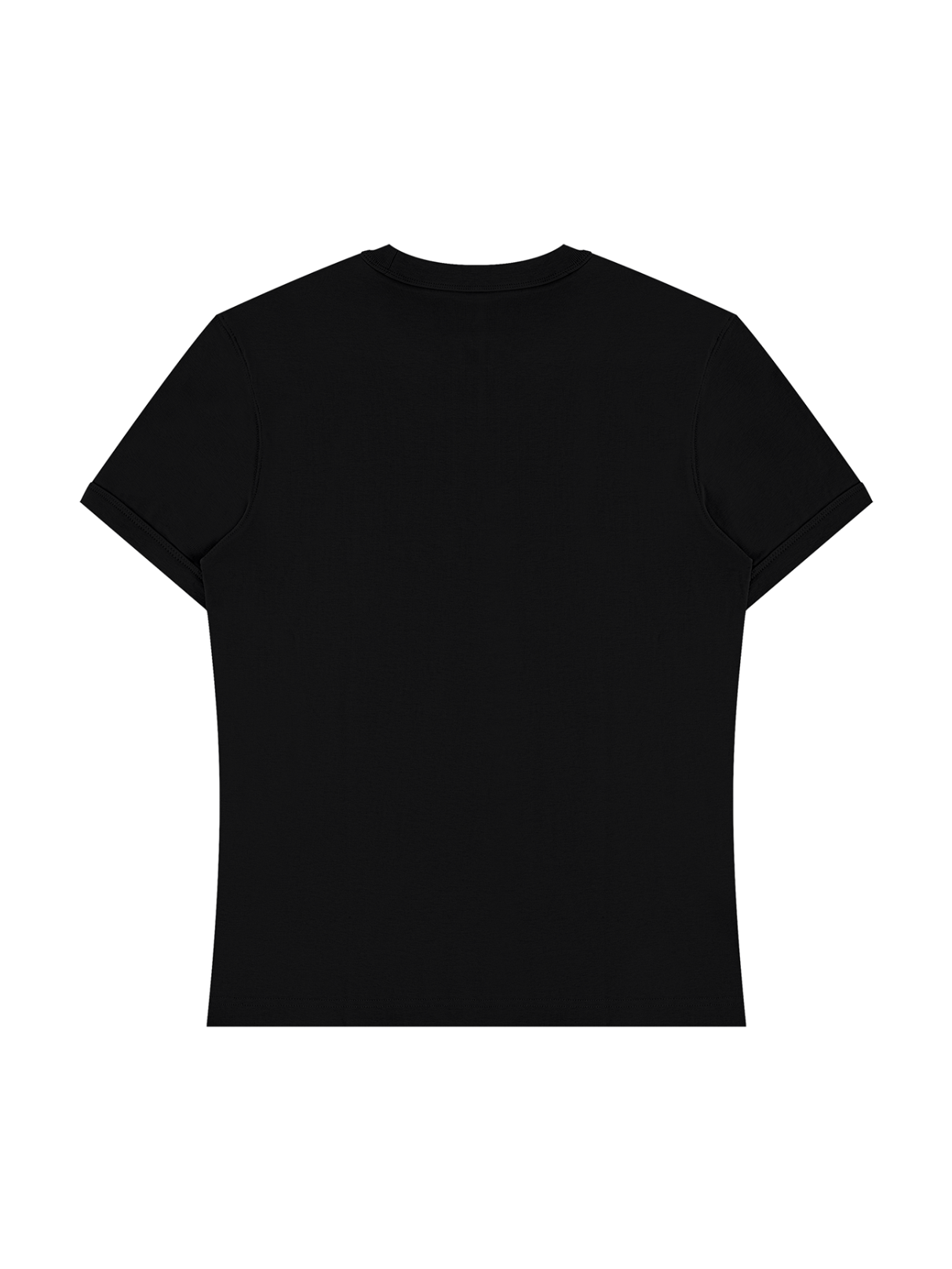Monarch Slim Fit Tee — Wordmark — Black — Back